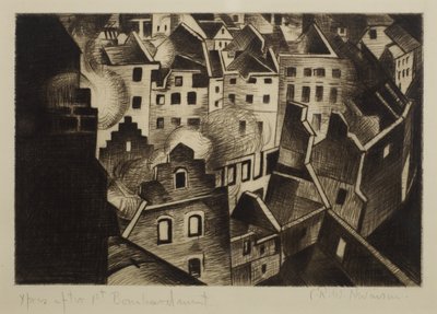 Ypres After 1st Bombardment, 1916 by Christopher Richard Wynne Nevinson